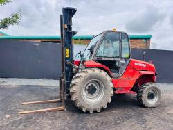 MANITOU M26-4 4X4 FORKLIFT*READING 2932 HOURS*C/W PALLET TINES*VIDEO*