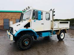 MERCEDES-BENZ AG UNIMOG U140L 4X4*C/W DROPSIDE*VIDEO*