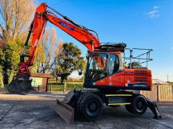 DOOSAN DX170W 4WD WHEELED EXCAVATOR *YEAR 2016* C/W HYDRAULIC TILITING QH *VIDEO*