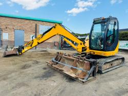 JCB 8080 EXCAVATOR*C/W BUCKETS*YEAR 2011*5979 HOURS*VIDEO*
