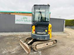KOMATSU PC20MR EXCAVATOR*C/W BUCKET*YEAR 2010*VIDEO*