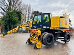 COLMAR T7000FS WHEELED EXCAVATOR C/W TELESCOPIC BOOM & RAILWAY GEAR *VIDEO*