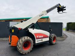 BOBCAT TL470 TELEHANDLER*C/W PALLET TINES*YEAR 2012*5507 HOURS*VIDEO*