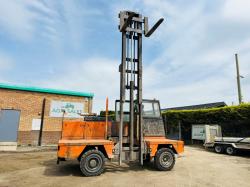 BOSS 556 HH SIDE LOADING FORK LIFT*C/W PALLET TINES*VIDEO*