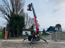 PLATFORM SPIDER 1380 TRACKED MAN LIFT *YEAR 2016* C/W TWIN AXLE PLANT TRAILER *VIDEO*