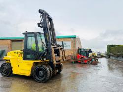 HYSTER H8.00XM 2 STAGE MASTED FORKLIFT*C/W SIDESHIFT*