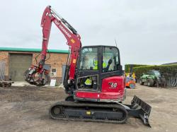 YANMAR SV60-B EXCAVATOR*YEAR 2023*C/W SCRAP GRAB*VIDEO*