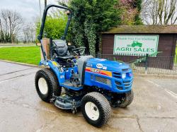 ISEKI TM3265 4WD COMPACT TRACTOR *446 HOURS* C/W MOWER DECK & ROLE BAR *VIDEO*