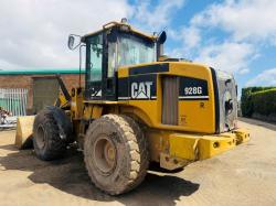 CATERPILLAR 928G LOADING SHOVEL*C/W BUCKET*VIDEO*