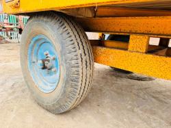 BAMFORDS SINGLE AXLE TIPPING TRAILER*VIDEO*