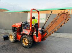 DITCH WITCH RT45 4WD TRENCHER*C/W BLADE*YEAR 2013*VIDEO*