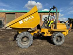 TEREX PT6000 STRAIGHT TIP DUMPER*C/W ROLL BAR*VIDEO*
