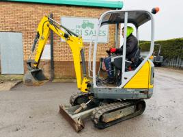 WACKER NEUSON ET16 EXCAVATOR*YEAR 2019*1162 HOURS*VIDEO*