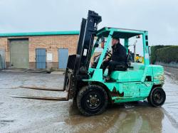 MITSUBISHI FD40K 2 FORKLIFT*C/W SIDESHIFT*YEAR 2008*VIDEO*