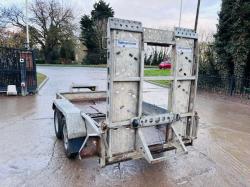 INDESPENSION TWIN AXLE PLANT TRAILER C/W LOADING RAMP 