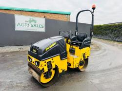 BOMAG BW 80AD-5 TANDEM ROLLER*YEAR 2015*C/W KUBOTA ENGINE*VIDEO*