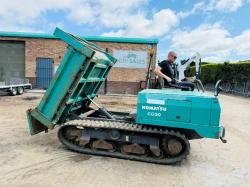 KOMATSU CD30-1 TRACKED DUMPER*C/W RUBBER TRACKS*VIDEO*