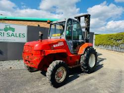 MANITOU M26-4 3 STAGE MASTED FORKLIFT*C/W PALLET TINES*VIDEO*