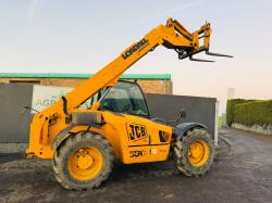 JCB 530-70 SUPER TELEHANDLER*C/W JOYSTICK CONTROL & PICK UP HITCH*VIDEO*