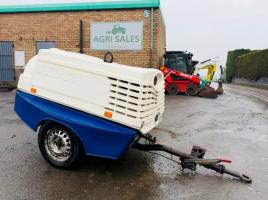 SULLAIR TOWABLE COMPRESSOR*C/W KOBUTA ENGINE*VIDEO*