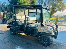 KUBOTA RTV1140CPX-UK TWIN SEATER UTV *1436 HOURS* C/W ELECTRIC TIP *VIDEO*