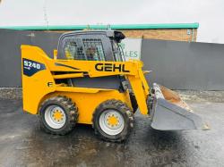 GEHL 5240 SKIDSTEER*2298 HOURS*C/W CAB DOOR*YEAR 2013*VIDEO*