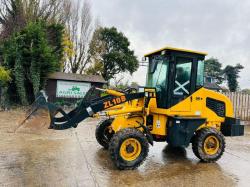 ZL10B 4WD LOADING SHOVEL C/W BUCKET * VIDEO *