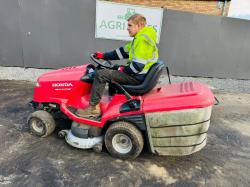 HONDA HF2417 RIDE ON LAWNMOWER*YEAR 2014*C/W HONDA ENGINE*VIDEO*