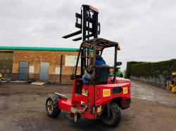 MOFFETT M5 25.3TL FORKLIFT*C/W KUBOTA ENGINE*1454 HOURS*VIDEO*