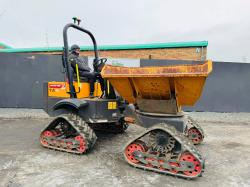 MECALAC TAS3 3 TONNE TRACKED SWIVLE SKIP DUMPER*2018*1053 HOURS*VIDEO*