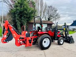  BRAND NEW SIROMER 304 4WD TRACTOR WITH LOADER & BACK ACTOR YEAR 2023 *VIDEO*