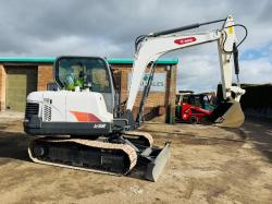 BOBCAT E58 EXCAVATOR*YEAR 2018*C/W BUCKET*VIDEO*
