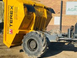 TEREX PT9000 9 TONNE STRAIGHT TIP DUMPER*C/W ROLL BAR*VIDEO*