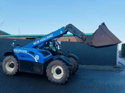 NEW HOLLAND LM7.42 TELEHANDLER*C/W PALLET TINES & BUCKET*YEAR 2017*VIDEO*