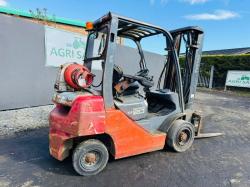 TOYOTA 02-8FGF20 FORKLIFT*YEAR 2011*SPARES AND REPAIRS*VIDEO*