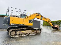 SANY SY215C TRACKED EXCAVATOR*C/W SAFETY GUARDS*YEAR 2017*VIDEO*