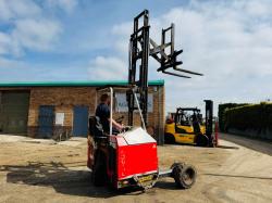 PALFINGER F3-203 ROUGH TERRAIN FORKLIFT*C/W PALLET TINES*YEAR 2013*VIDEO*