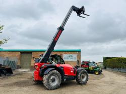 MANITOU MLT 737-130PS TELEHANDLER*YEAR 2018*C/W PALLET TINES*VIDEO*