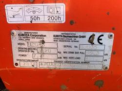 KUBOTA U10-3 MICRO DIGGER*ONLY 1089 HOURS*YEAR 2018*VIDEO*