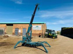 UNIKON MOBILE SPIDER CRANE*C/W SUPPORT LEGS*VIDEO*