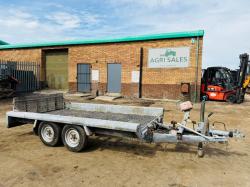 DOUBLE AXLE TILTING BED TRAILER*VIDEO*