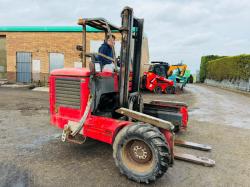 MOFFETT M5 25.3TL FORKLIFT*C/W KUBOTA ENGINE*1454 HOURS*VIDEO*