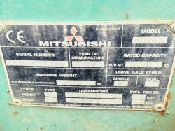 MITSUBISHI FD20K CONTAINER SPEC FORKLIFT*C/W PALLET TINES*VIDEO*