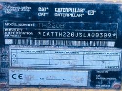 CAT TH220B TELEHANDLER *AG SPEC* C/W PALLET TINES*VIDEO*