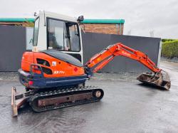 KUBOTA KX71-3 EXCAVATOR* C/W SELECTION OF BUCKETS*VIDEO*