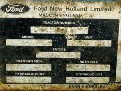 FORD 6410 2WD TRACTOR*C/W REAR LINKAGE*VIDEO*