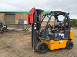 TCM U1D2A20LH FORKLIFT*C/W FORK POSITIONER*YEAR 2021*VIDEO*