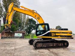 JCB JS330 TRACKED EXCAVATOR C/W QUICK HITCH AND BUCKET *VIDEO*