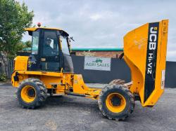 JCB 7FT 7 TONNE STRAIGHT TIP DUMPER*READING 1128 HOURS*YEAR 2018*VIDEO*