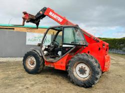 MANITOU MT732 TELEHANDLER*C/W PALLET TINES*VIDEO*